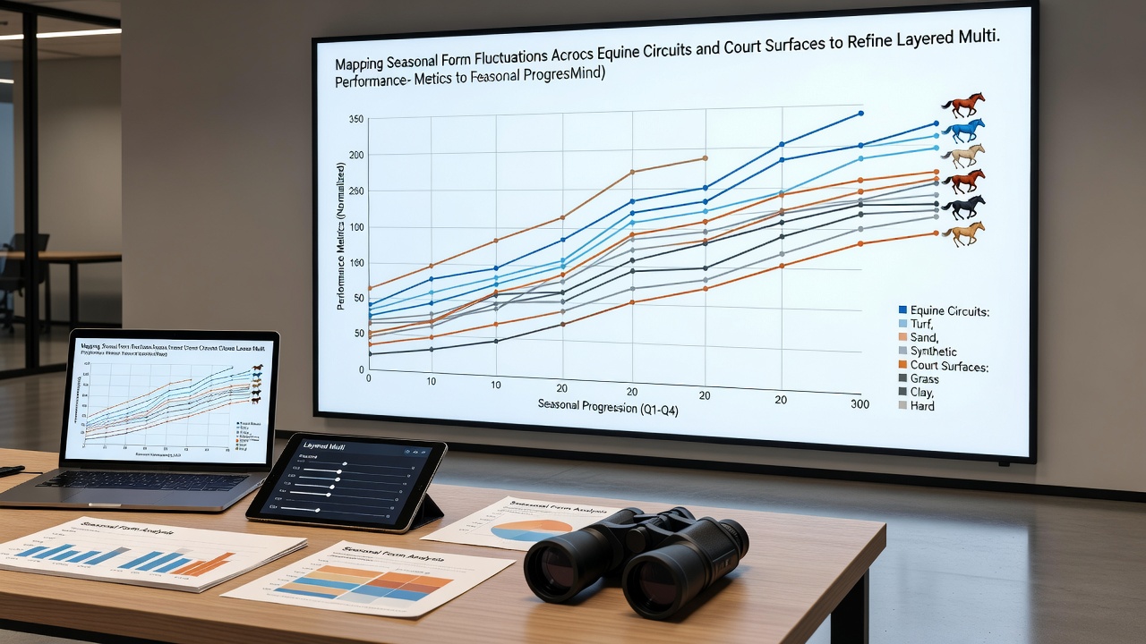 Detailed graphs comparing equine track profiles with tennis surface statistics for seasonal betting analysis