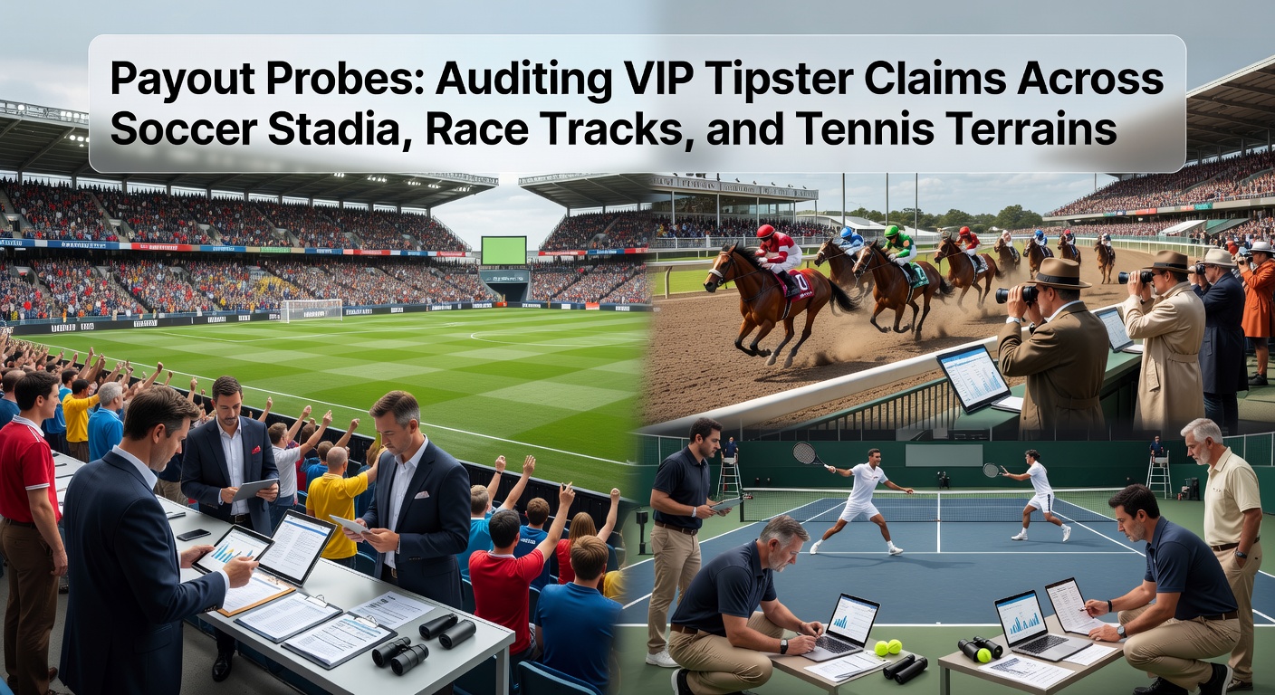 Close-up of a payout audit spreadsheet comparing VIP tipster claimed profits versus verified returns in a tennis-horse racing hybrid accumulator