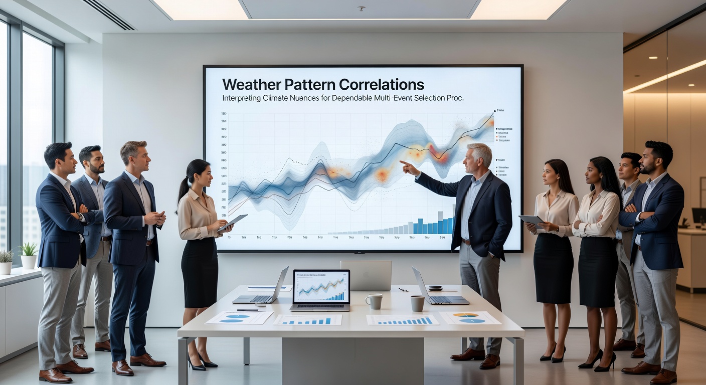 Detailed climate model charts mapping wind, temperature, and precipitation impacts on multi-sport event selections